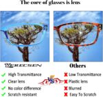 Kerecsen 6-Pack Reading Glasses Blue Light Blocking,Spring Hinge Readers for Men Women,Computer Eyeglasses - Image 6