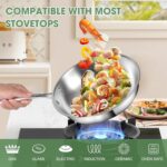 3 Ply Stainless Steel 11-Piece Cookware Set with Lids, Pots and Pans Kitchen Set, Non-Toxic, Induction, Oven, Dishwasher Safe, Professional Chef Quality - Image 8