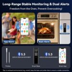 Smart Wireless Meat Thermometer Digital, 2 Probes, Advanced Bluetooth Food Thermometer for Cooking, IP67, Real-Time Monitoring & Smart Alerts with APP for BBQ, Grill, Oven, Smoker, Kitchen Gifts - Image 4