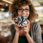 Karma Gifts 14 oz Black and White Boho Mug Dragonfly - Cute Coffee and Tea Mug - Ceramic Coffee Mugs for Women and Men - Image 7