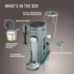 Ninja Pods & Grounds Specialty Single-Serve Coffee Maker, K-Cup Pod Compatible, Built-In Milk Frother, 6-oz. Cup to 24-oz. Travel Mug Sizes, Iced Coffee Maker, 1550 watts, Sage Green, PB051SG - Image 7