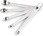 New Star Foodservice 42924 Stainless Steel Mini Measuring Spoons Set, 5-Piece Small Metal Measuring Spoon Set for Spices, Baking, Cooking, Dash, Pinch, Smidgen, Drop, Tad, Silver - Image 2