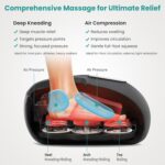 Nekteck Shiatsu Foot Massager with Heat [2026 Upgraded], 3 Modes Deep Kneading Therapy Air Compression, Feet Massage for Plantar Fasciitis, Relaxation Gifts for Men Women Mom Dad Birthday Father's Day - Image 5
