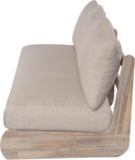 Christopher Knight Home Poppy Acacia Wood Outdoor 3 Seater Sofa with Cushion, Wooden Patio Sofa Couch with Cushion, Comfy Armless Cloud Sofa Couch, Patio Furniture Sofa Set, Antique Grey+Grey - Image 7