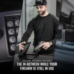 STOPBOX Gun Safe Alternative - Tactical Handgun Storage, Instant Access Portable Gun Case, TSA Compliant Gun Lock Box for Quick Handgun Access | Black - 2PK (Full-Size Only) - Image 7