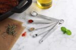 New Star Foodservice 42924 Stainless Steel Mini Measuring Spoons Set, 5-Piece Small Metal Measuring Spoon Set for Spices, Baking, Cooking, Dash, Pinch, Smidgen, Drop, Tad, Silver - Image 5