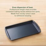 Nifty Cookie & Baking Sheets (Set of 3) – Non-Stick Coated Steel, Dishwasher Safe, Oven Safe up to 450 Degrees, includes Large/Med/Small Pans - Image 7