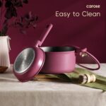 CAROTE Non Stick Pots and Pans Set, Cookware Sets Nonstick, Kitchen Cooking Set with Stay-Cool Handles,with Silicone Tools and Pot Protectors,16 Piece - Image 5