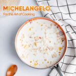 MICHELANGELO 4 Quart Saucepan with Lid - Ultra Nonstick Sauce Pan with Ceramic Coating, 4 Qt Non Stick Pot Induction Compatible, Copper - Image 8