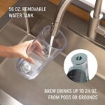 Ninja Pods & Grounds Specialty Single-Serve Coffee Maker, K-Cup Pod Compatible, Built-In Milk Frother, 6-oz. Cup to 24-oz. Travel Mug Sizes, Iced Coffee Maker, 1550 watts, Sage Green, PB051SG - Image 10