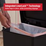Rubbermaid Premier Series II Step-On Trash Can for Home and Kitchen, with Lid Lock and Slow Close, 12.4 Gallon, Charcoal, for Home/Kitchen/Garage/Apartment/Office - Image 4
