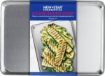 New Star Foodservice Commercial-Grade 18-Gauge Aluminum Sheet Pan/Bun Pan, Two Thirds Size, 15 x 21 x 1 in - Image 2