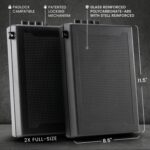STOPBOX Gun Safe Alternative - Tactical Handgun Storage, Instant Access Portable Gun Case, TSA Compliant Gun Lock Box for Quick Handgun Access | Black - 2PK (Full-Size Only) - Image 3