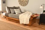 Kodiak Furniture Phoenix Futon, Suede Navy - Image 10