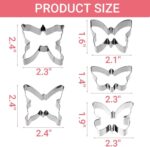 5PCS Butterfly Small Cookie Cutters Set holiday cookie cutter set for Baking Homemaking Cookie Biscuits Dough - Image 6