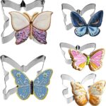 5PCS Butterfly Small Cookie Cutters Set holiday cookie cutter set for Baking Homemaking Cookie Biscuits Dough - Image 2