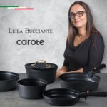 CAROTE 20pcs Pots and Pans Set Non Stick, Nonstick Cookware Set, Dishwasher/Oven/Fridge Safe Pots and Pans, Removable Handle RV Oven Safe Cookware, Induction Kitchen Set, Black - Image 10