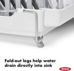 OXO Good Grips Foldaway Dish Rack - Image 4