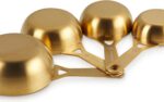 Le Creuset Stainless Steel Measuring Cups, Gold Finish, Set of 4 | Set includes: 1/4, 1/3, 1/2, and 1 cups - Image 5