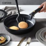 CAROTE 20pcs Pots and Pans Set Non Stick, Nonstick Cookware Set, Dishwasher/Oven/Fridge Safe Pots and Pans, Removable Handle RV Oven Safe Cookware, Induction Kitchen Set, Black - Image 4