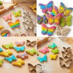 3 Pcs Butterfly Cookie Cutter Set, Stainless Steel Butterflies Shaped Baking Molds, Sandwich Cutter, Butterfly Fondant Biscuit Cutters for Biscuit, DIY Cake Craft, Pastry Decoration (3 Sizes) - Image 8
