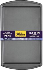 Wilton Platinum Premium Non-Stick Anti-Warp Bakeware, Made without PFAs, Large Baking Sheet, 11x17 in - Image 2