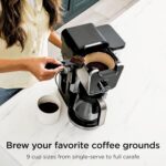 Ninja Specialty Drip Coffee Maker | DualBrew™ Pro Specialty Coffee Machine w/ Frother, Paper Filter | Brew with Pods & Grounds, K Cups Compatible | 4 Brew Styles, 13 Cup to Pot Sizes | Black, CFP301 - Image 5