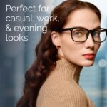 CCVOO 3.0 Reading Glasses for Women, Eye glasses, Blue Light Readers for Women, Cheaters - Image 3