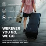 Condition 1 45" Empty Waterproof Hard Case w/Wheels – Lockable, TSA Approved Gear Storage Long Trunk, IP67-Rated Waterproof, Stackable, Rugged Travel Case – Black, Made in USA, 44.52"x16.30"x12.90" - Image 5