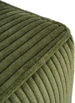 Christopher Knight Home Kyle Corduroy Woven Upholstery Square Ottoman, Living Room Sofa Ottoman with Wood Frame, Comfy Seating Experience with Dense Foam Padding, Non-Marking Foot Caps, Olive Green - Image 7